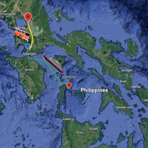 manila to batangas to romblon